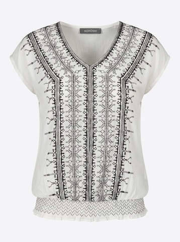 KOROSHI Bluzka w kolorze biały: przód