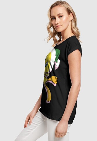 ABSOLUTE CULT Shirt 'Looney Tunes - Tweety Christmas' in Zwart