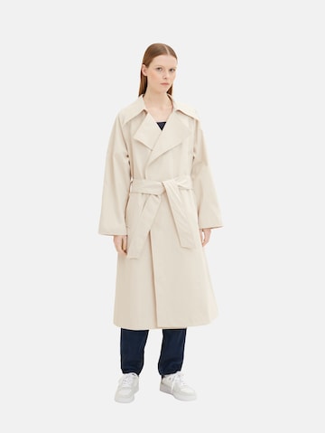 TOM TAILOR DENIM Between-Seasons Coat in Beige