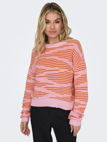 ONLY Sweater 'EMMA' in Pink: front