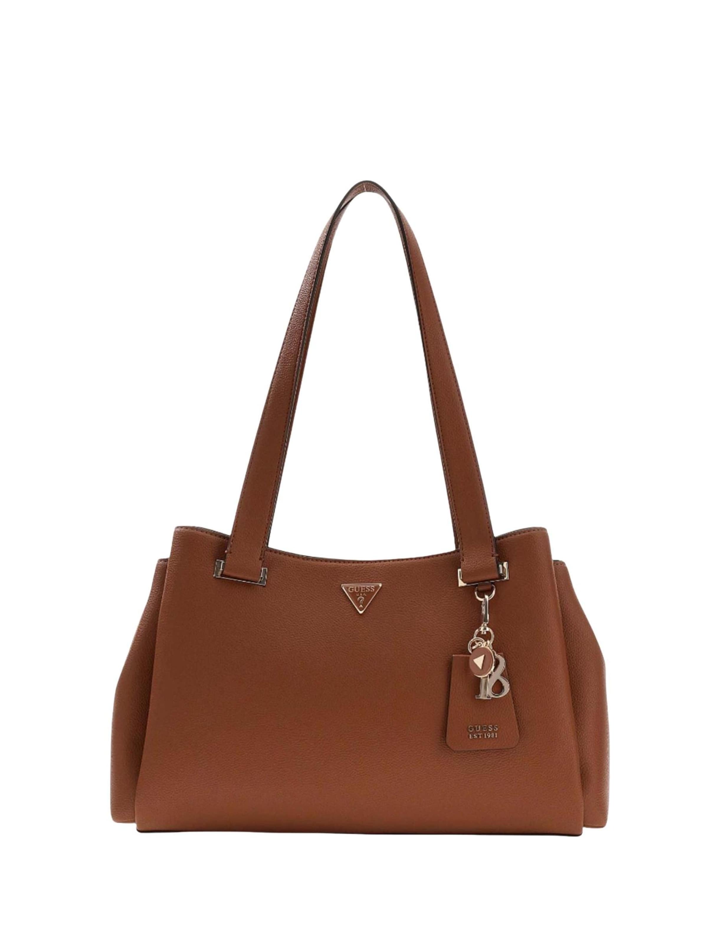 Sac à bandoulière GUESS en marron : devant