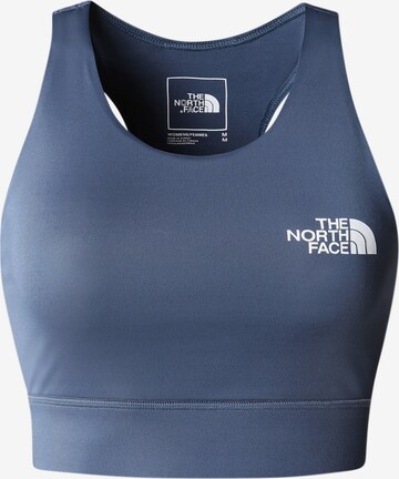 THE NORTH FACE Bustier Biustonosz sportowy w kolorze niebieski: przód