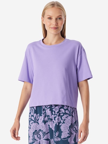 Chemise de nuit ' Mix & Relax ' SCHIESSER en violet : devant