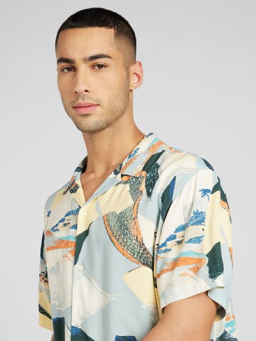 JACK & JONES Regular fit Button Up Shirt 'JEFF' in Mixed colours