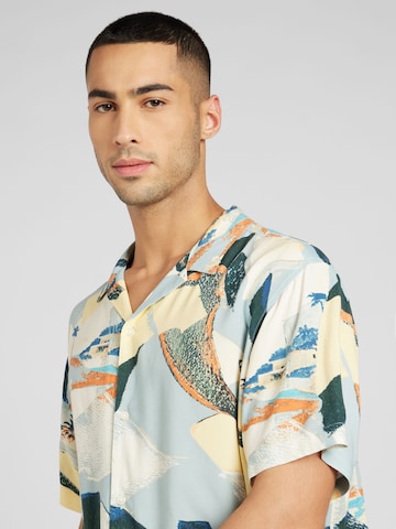 Coupe regular Chemise 'JEFF' JACK & JONES en mélange de couleurs