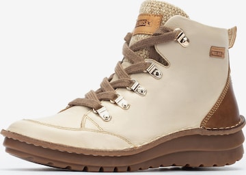 PIKOLINOS Lace-Up Ankle Boots 'Cazorla' in Beige: front