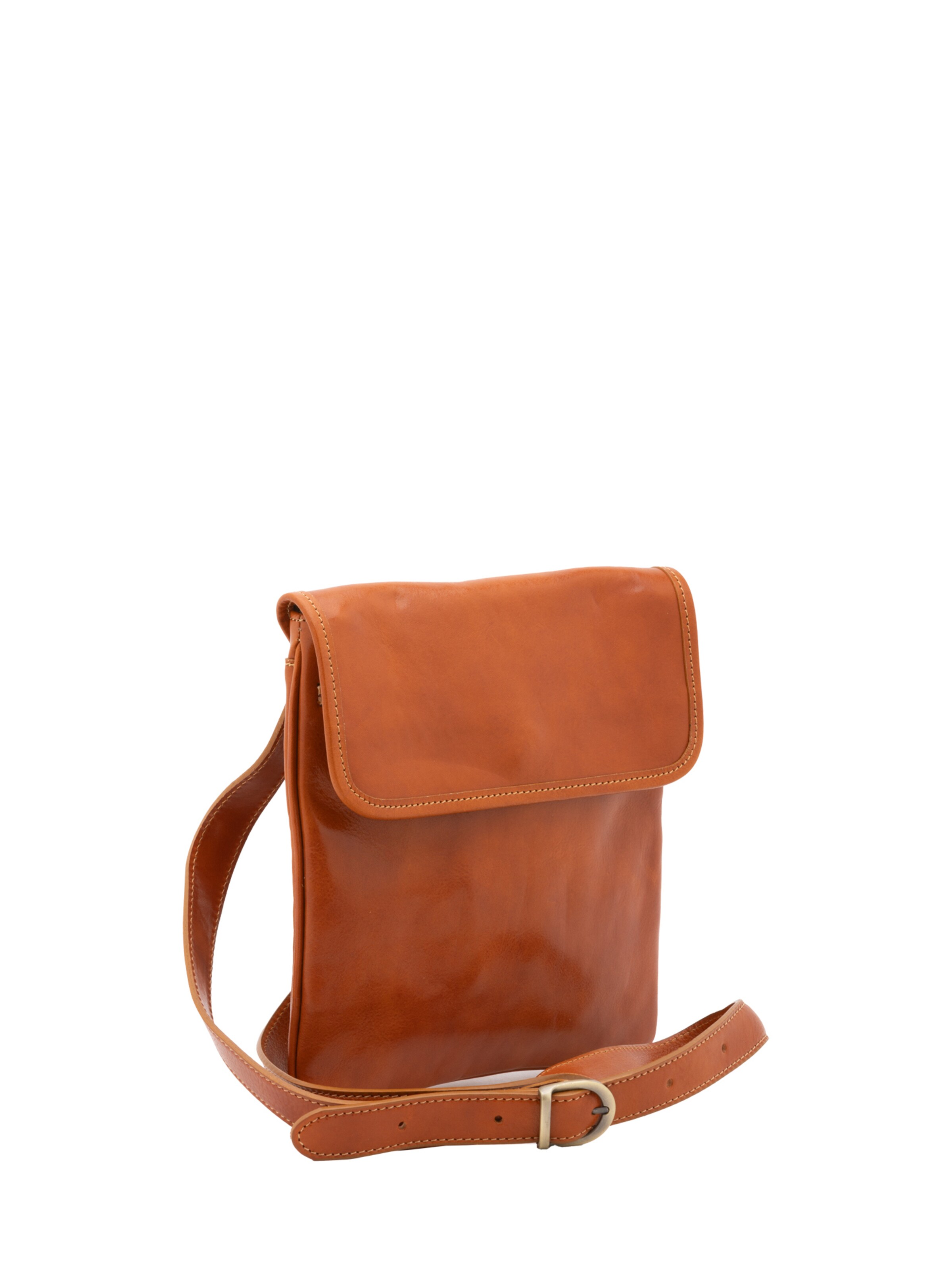 Sac à bandoulière Viola Castellani en marron : devant