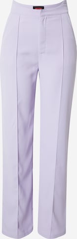 Misspap Regular Pants in Purple: front