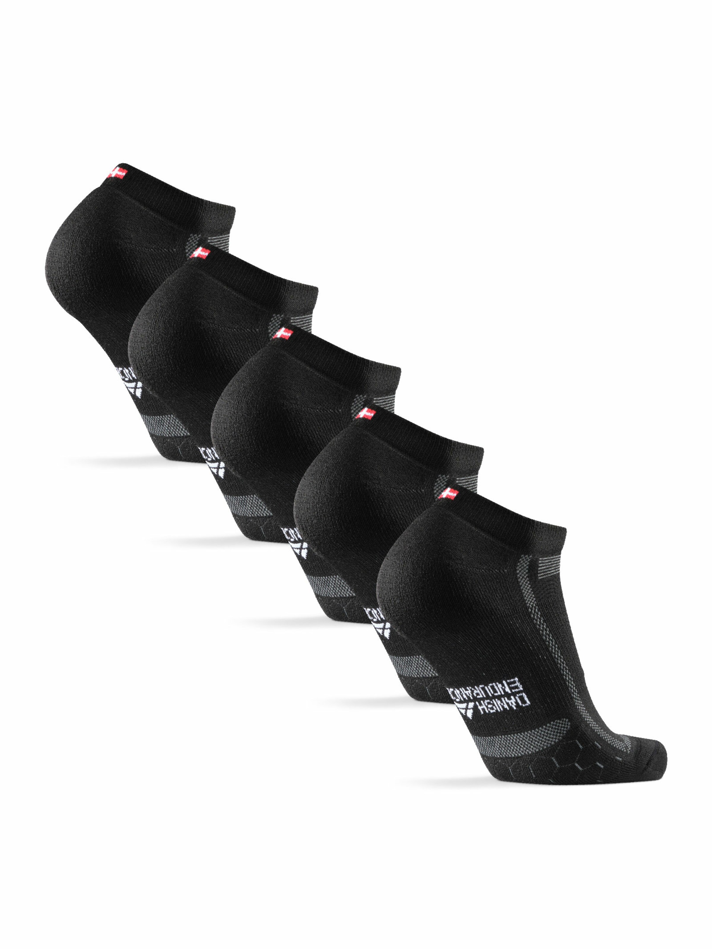 DANISH ENDURANCE Sportssokker i sort