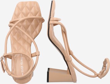 River Island Sandale in Beige