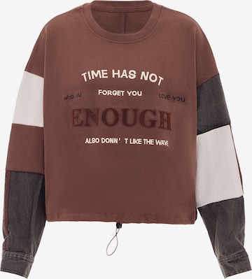 HOMEBASE Sweatshirt in Brown: front