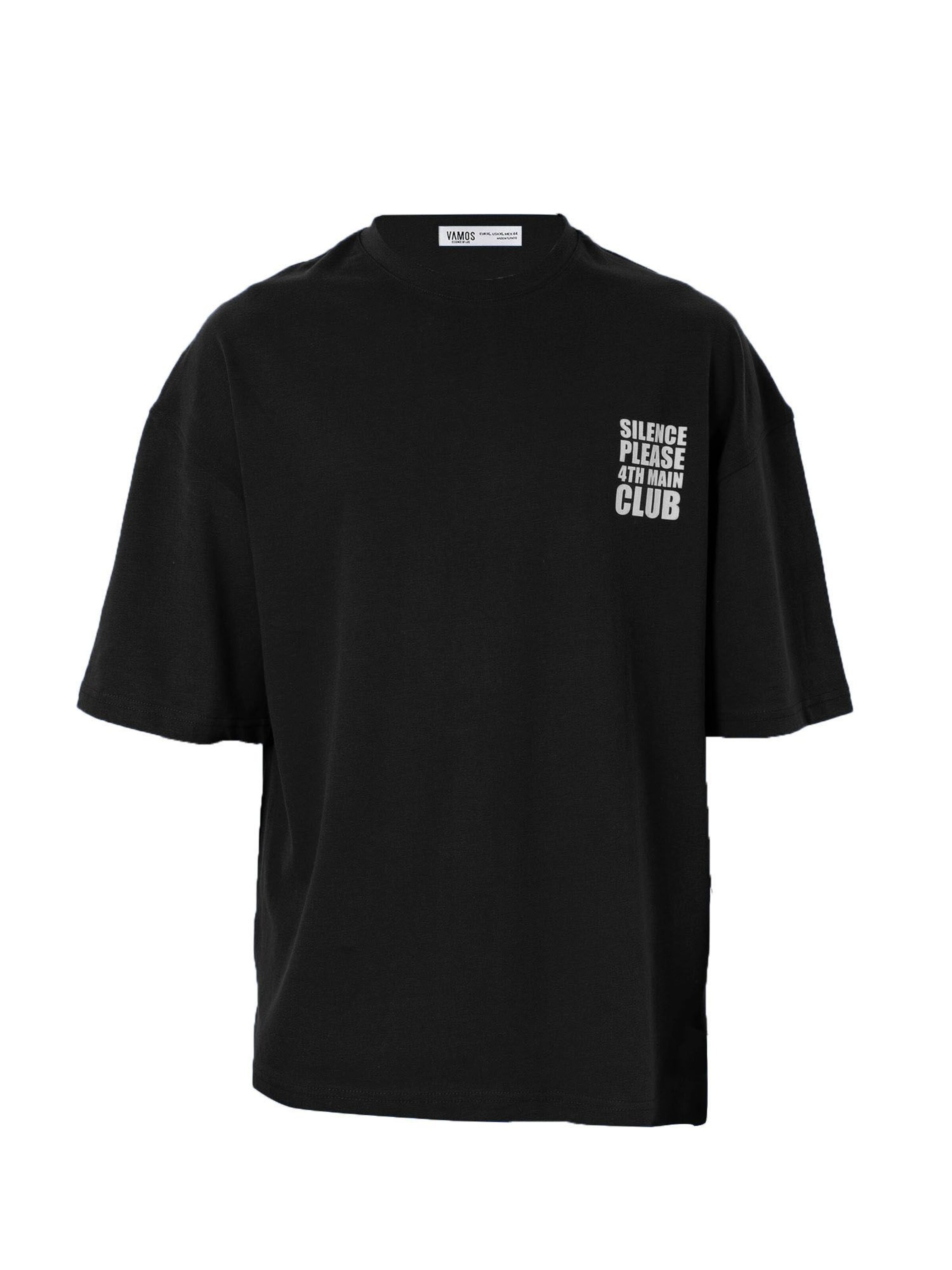 VAMOS CLO Särk, värv must: eest vaates