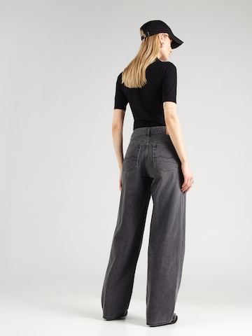 Kings Of Indigo Wide leg Jeans 'JOAN' in Zwart