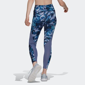 ADIDAS SPORTSWEAR Skinny Sporthose in Blau