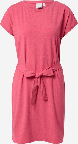 ICHI Dress in Pink: front