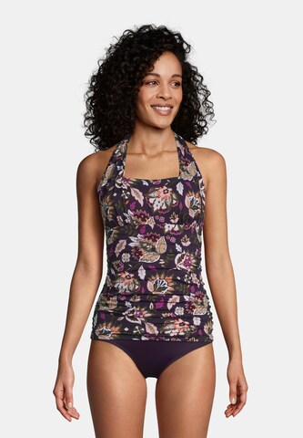 Lands‘ End Tankini Top in Purple: front