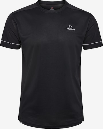 Newline Performance shirt 'BREATHE' in Black: front