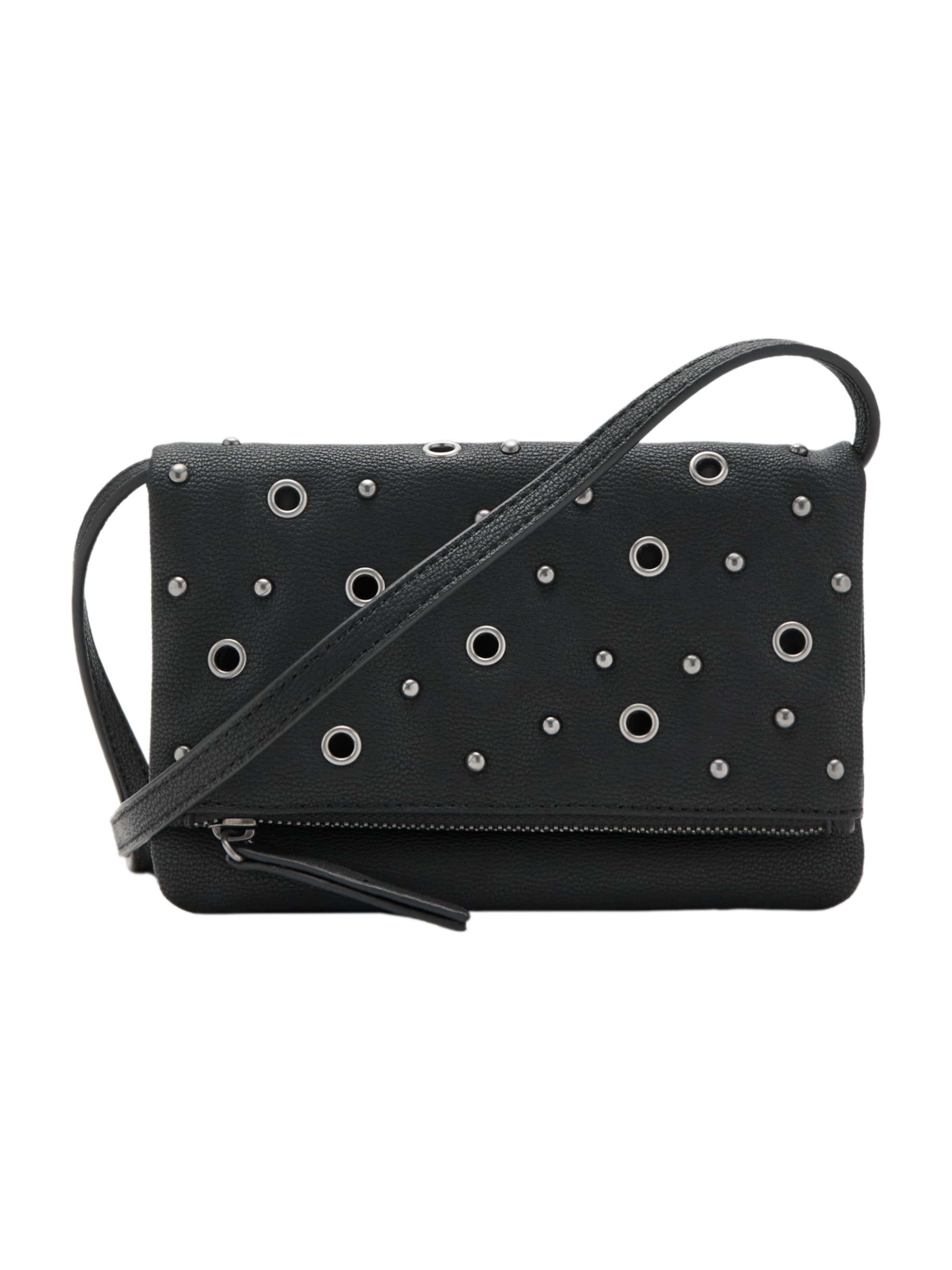 Geantă 'HOLES' de la MANGO KIDS pe negru: față