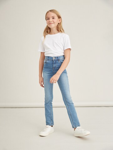 NAME IT Flared Jeans 'Polly' in Blau