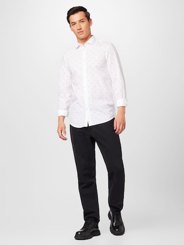 UNITED COLORS OF BENETTON Regular fit Риза в бяло
