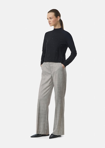 COMMA Wide Leg Hose in Grau: Vorderseite
