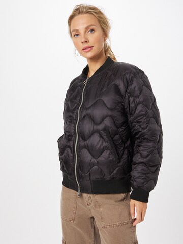 Herrlicher Jacke 'Andriana' in Schwarz: Vorderseite