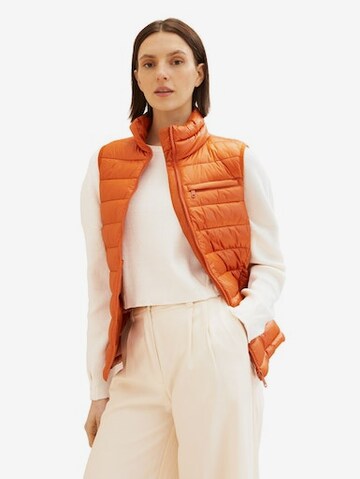 Gilet TOM TAILOR en orange