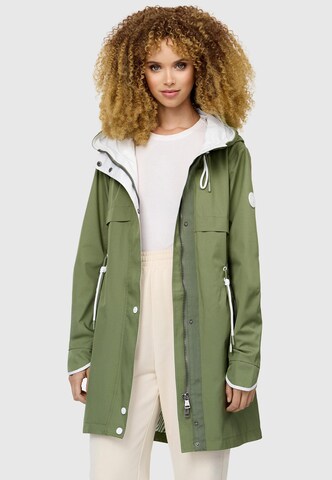 NAVAHOO Between-seasons parka 'Xankaa' in Green: front