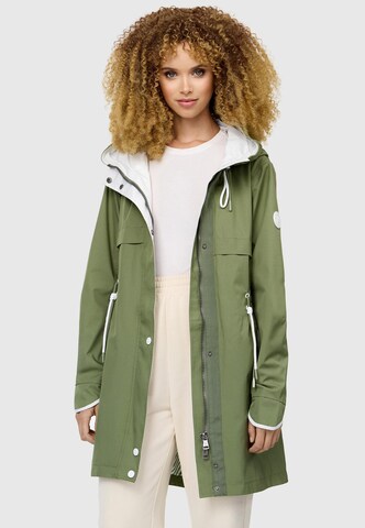 NAVAHOO Raincoat 'Xankaa' in Green: front