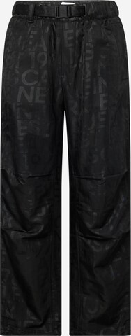 Regular Pantaloni de la Calvin Klein Jeans pe negru: față