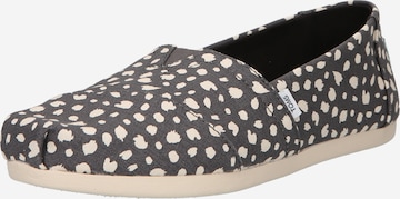 TOMS Classic Flats 'ALPARGATA' in Grey: front