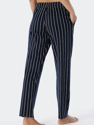 SCHIESSER Spodnie od piżamy 'Mix & Relax' w kolorze niebieski