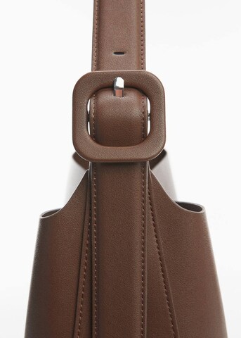 MANGO Shoulder Bag 'Winnie' in Brown