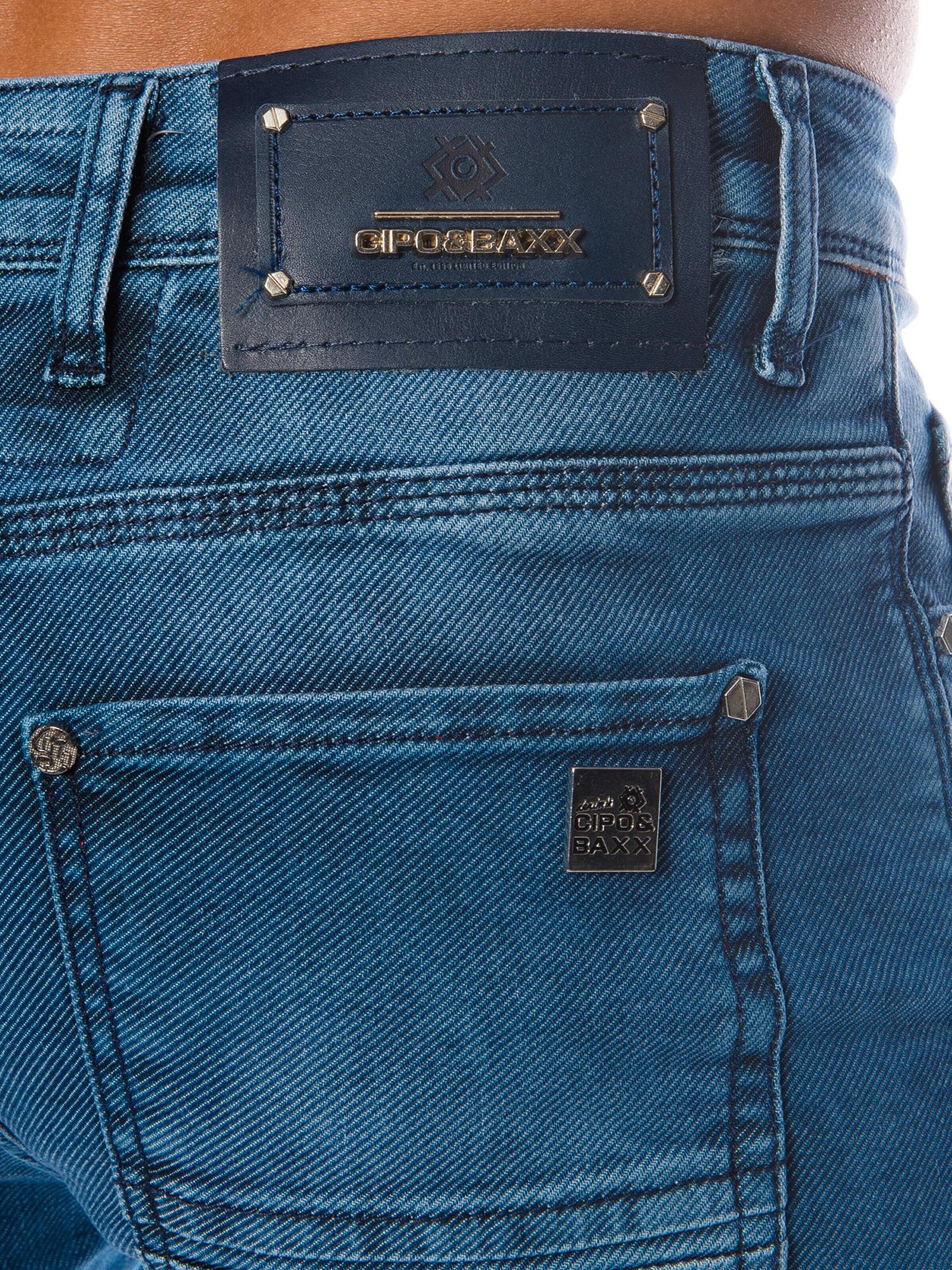 CIPO & BAXX Slimfit Jeans 'BJ374'‌‌‌‌ in Blau