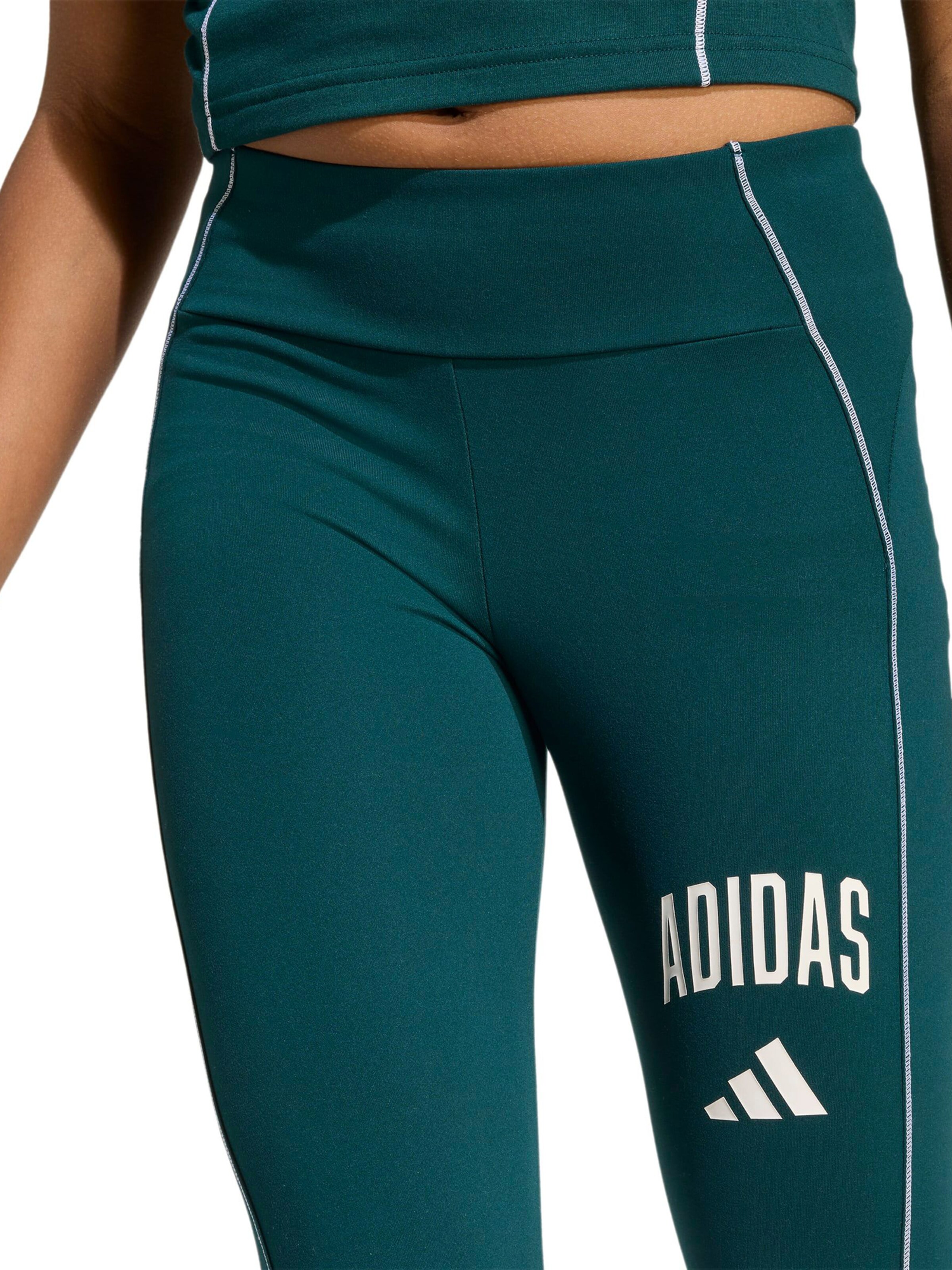 ADIDAS SPORTSWEARSkinny Sportske hlače - zelena boja