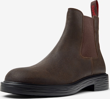 CAMPER - Botas chelsea 'Dean' em castanho: frente