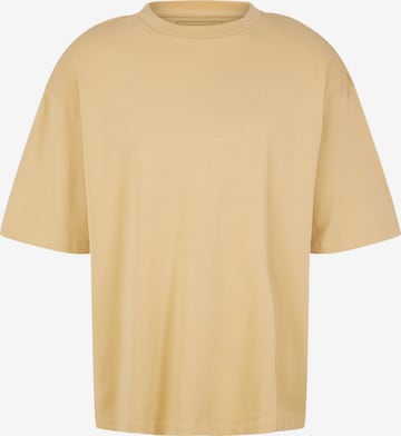 T-Shirt TOM TAILOR DENIM en beige : devant