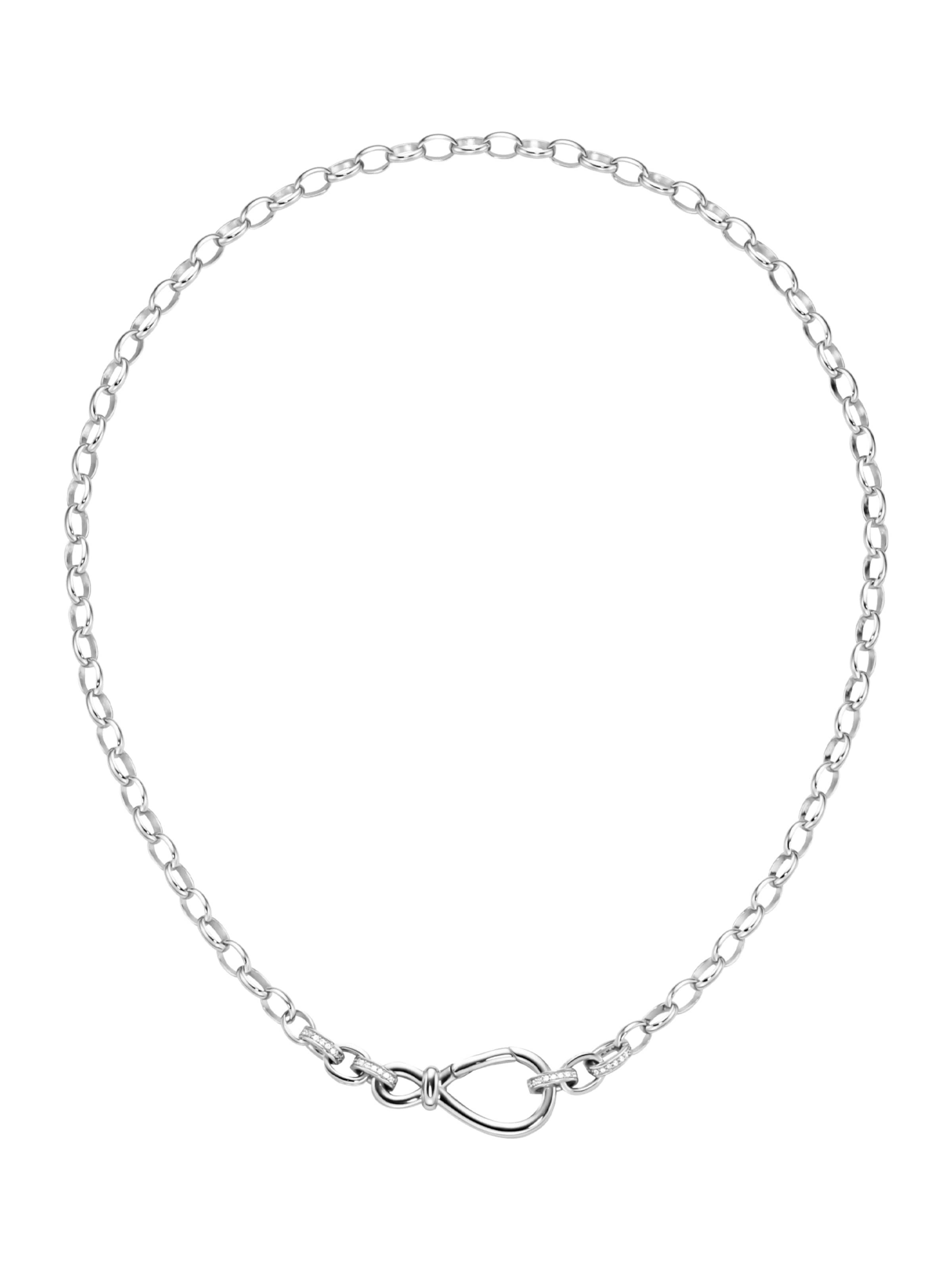 Giorgio Martello Milano - Cadena en plata: frente