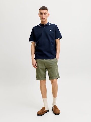 JACK & JONES - regular Pantalón chino en negro: frente