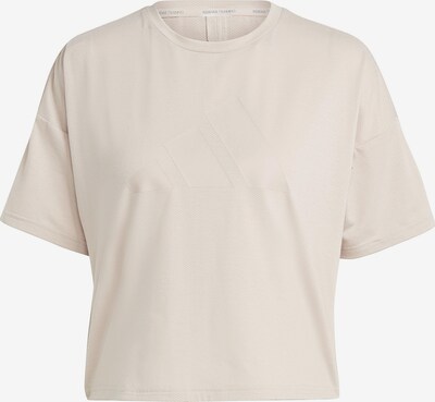Sportiniai marškinėliai 'Icons 3 Bar' iš ADIDAS PERFORMANCE, spalva – gelsvai pilka spalva, Prekių apžvalga