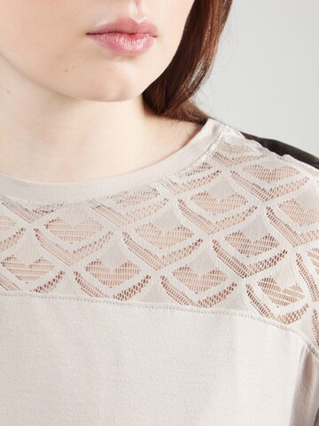 T-shirt 'FLAKE' ONLY Carmakoma en beige
