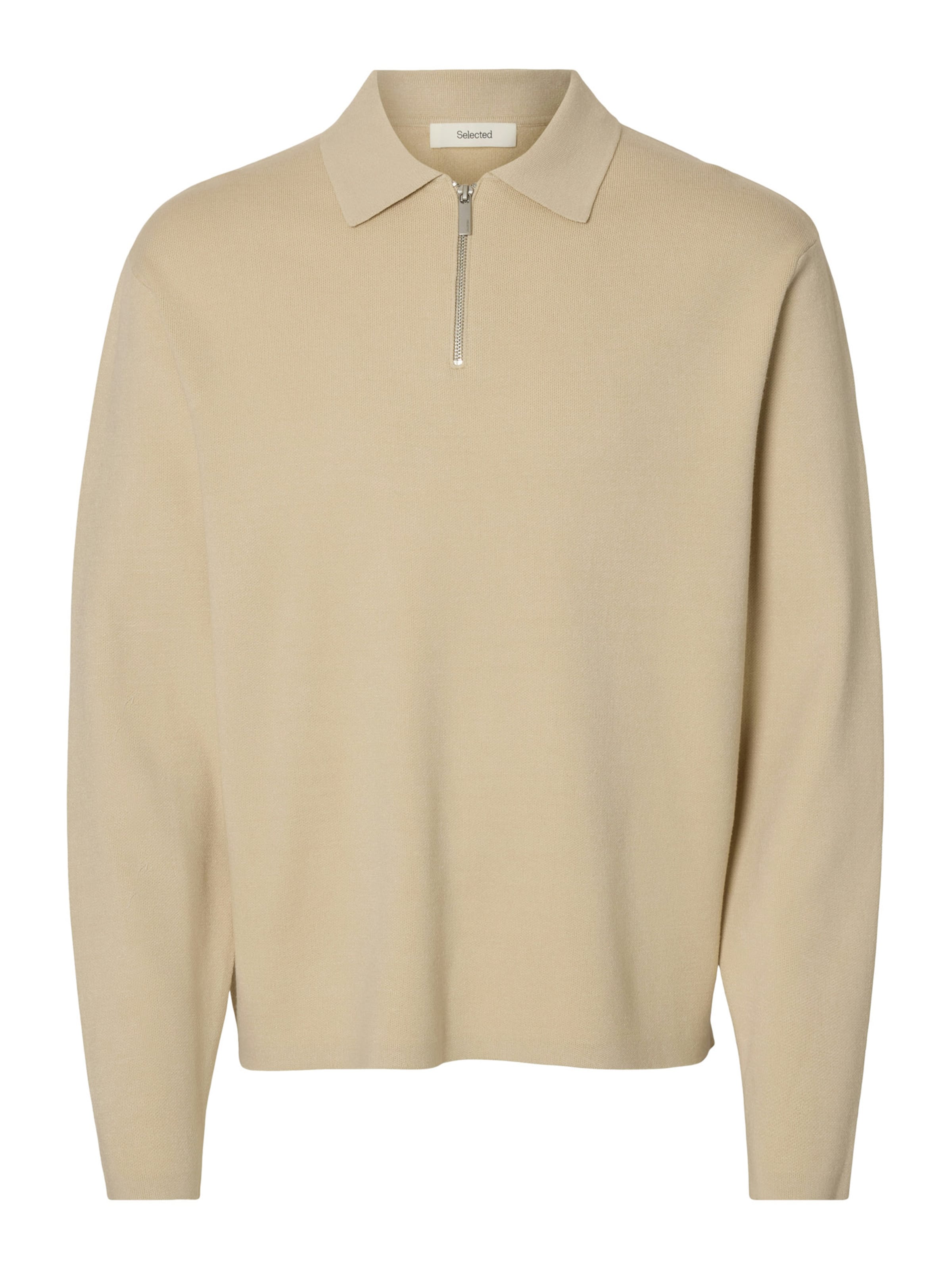 SELECTED Sweater 'SLHTeller' in Beige: front