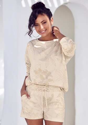 LASCANA Shirt in Beige: Vorderseite