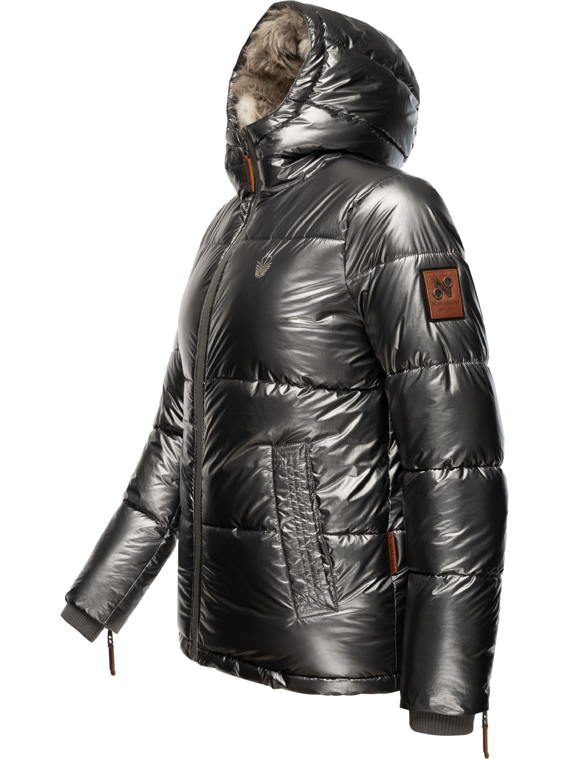 NAVAHOO Vinterjakke 'Tikunaa' i sølv