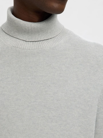 Pull-over 'SLHDANE' SELECTED en gris