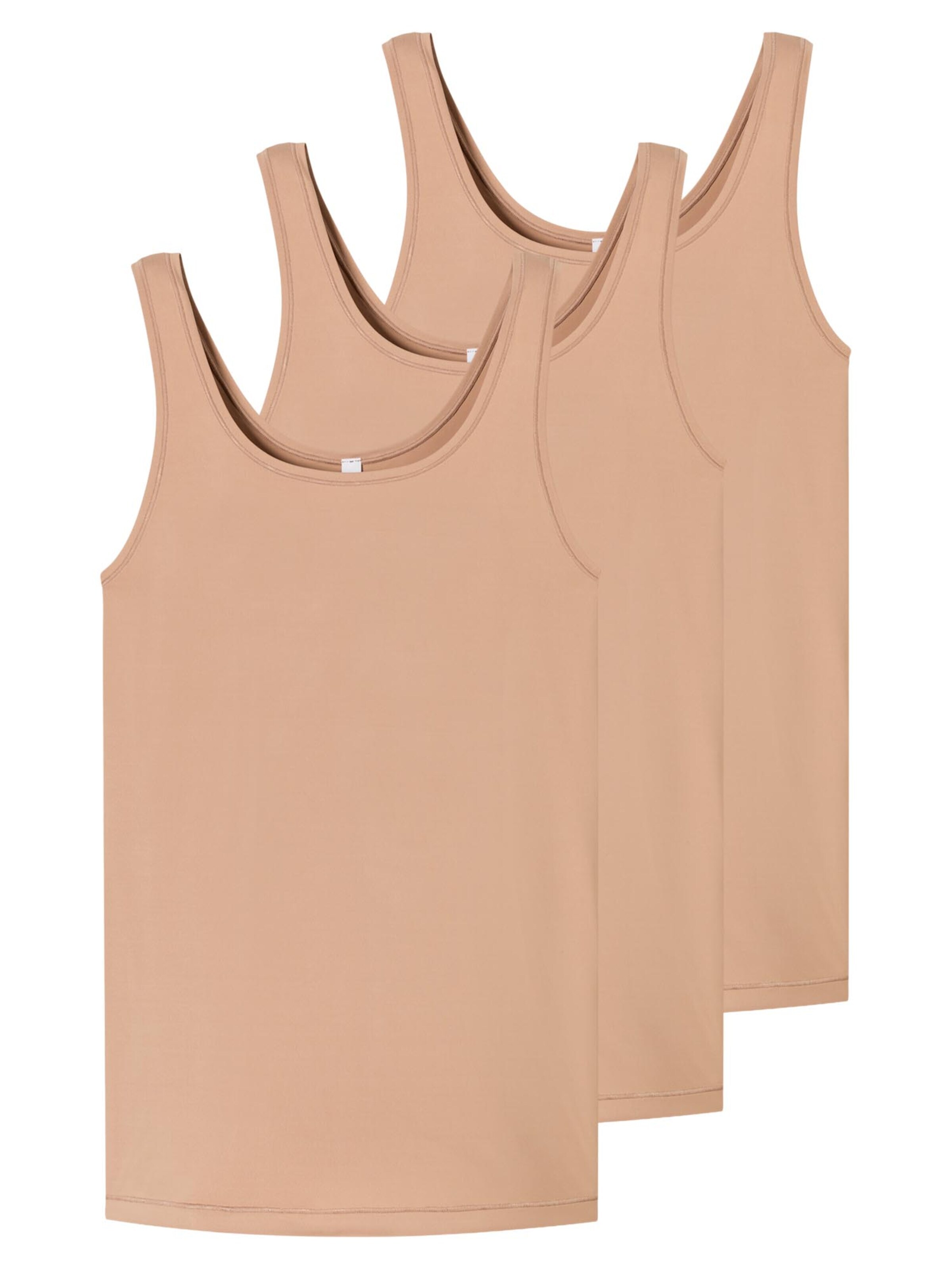 SCHIESSER Undershirt 'Unique Mirco' in Beige: front