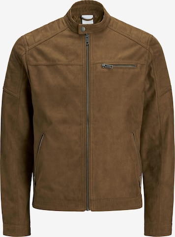 JACK & JONES - Ajuste regular Chaqueta de entretiempo 'JCORocky' en marrón: frente