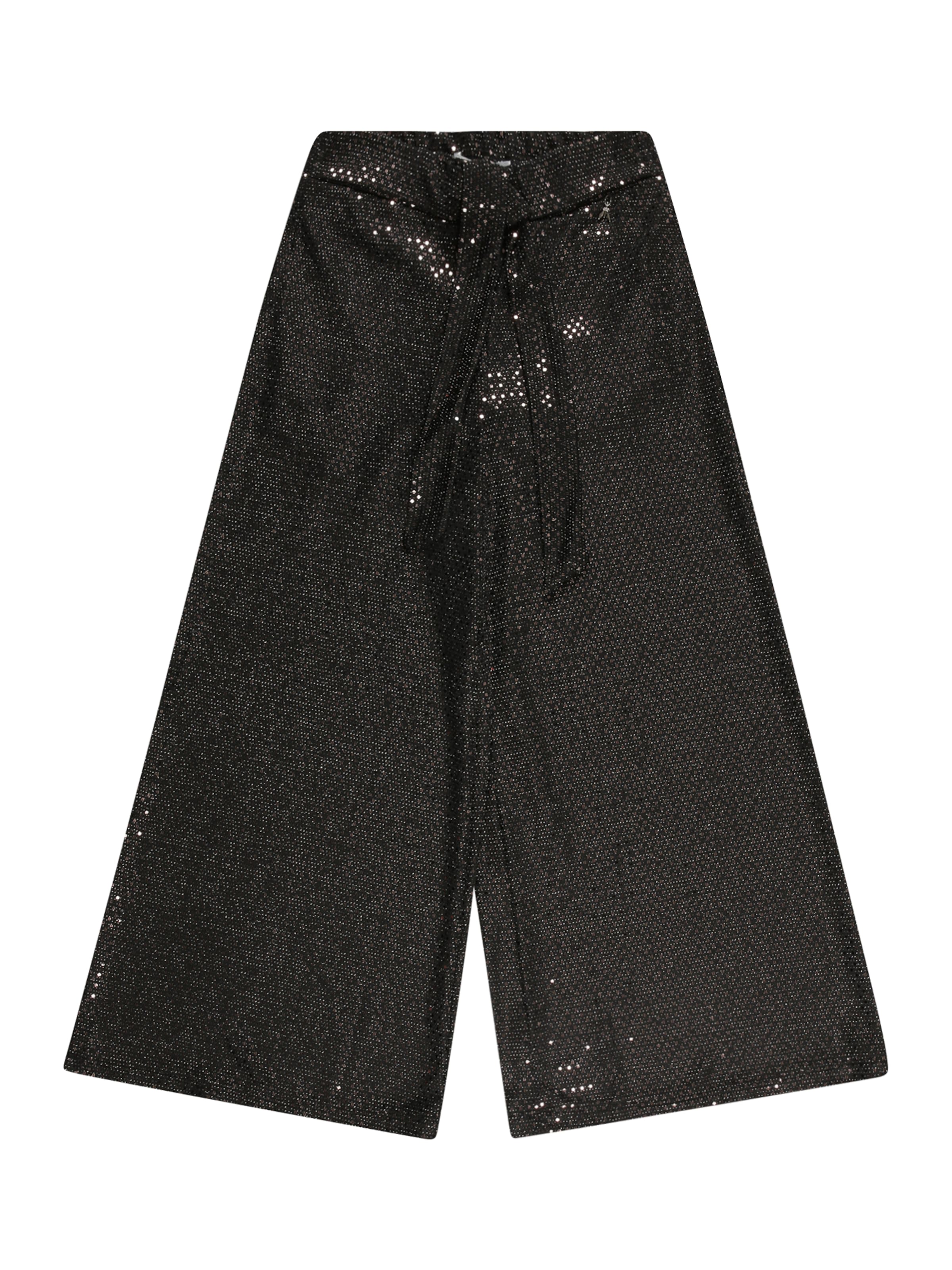 Wide leg Pantaloni de la PATRIZIA PEPE pe negru: față