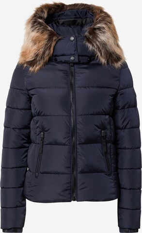 Veste d’hiver Superdry en bleu : devant