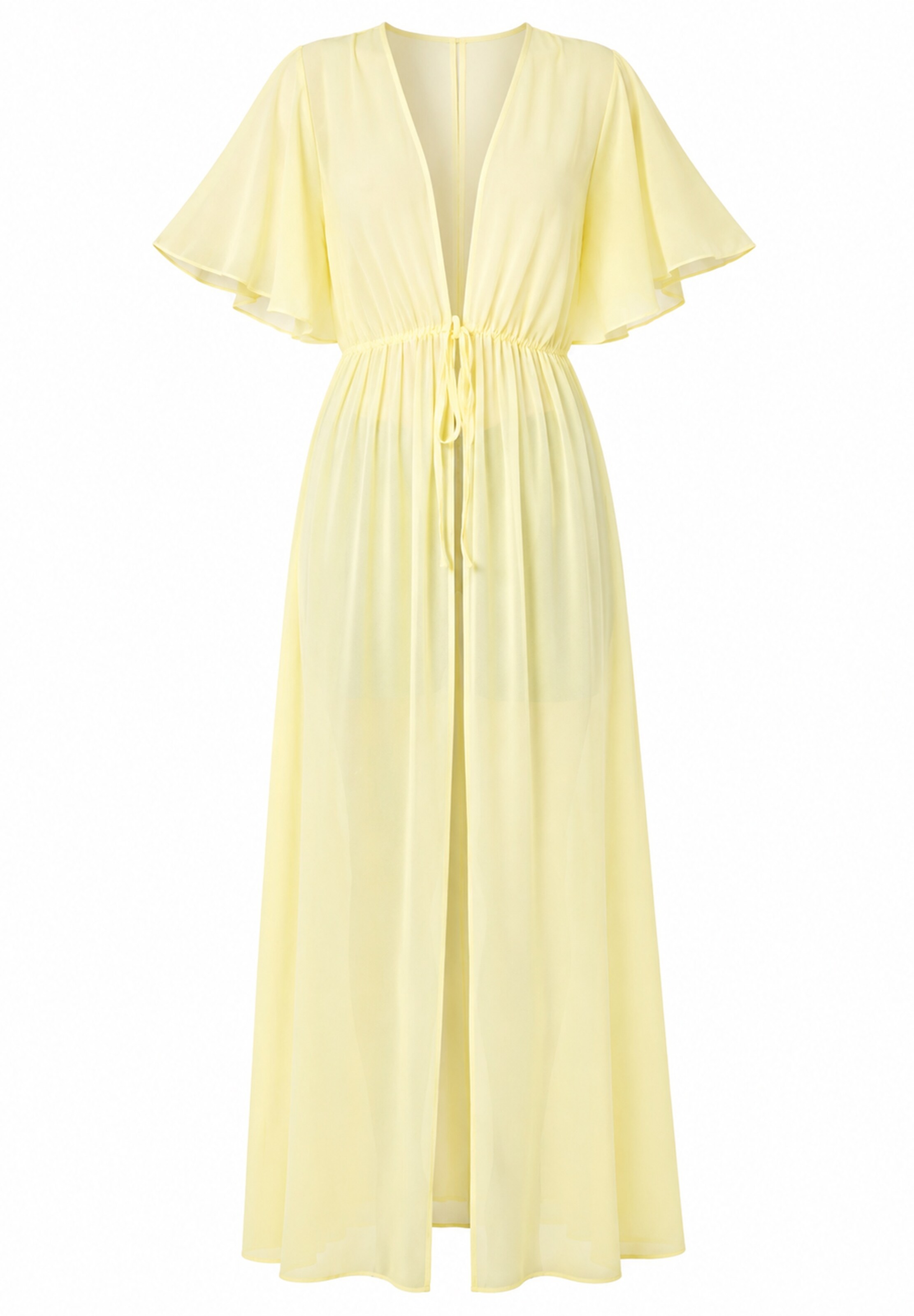 Elara Beach dress in Yellow: front